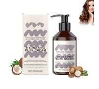 Curl Cream Rizador Voluminoso, Crema de Estilismo Hidratante, Crema para el Cuidado del Rizo, Estilismo de Larga Duración