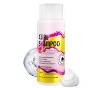 Curl Defining Shampoo, Volumizing Hair Conditioner, 250ml Shine Hair Care Cleanser with Moisture Repair Formula, Curly Scalp Shampoo with Frizz Control Effect, Follicles Care Product for Daily Use