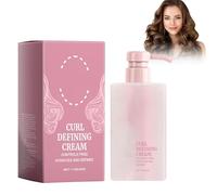 Curl Moisturizer Leave-in, Curl Defining Cream, Hydrating Styling Crema, Desenreda, Define e Hidrata el Rizo, Voluminizador e Brillo Natural, Para Todos os Tipos de Cabelo Cacheado