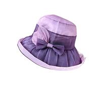 Curled Real Silk Fisherman Hat Female Summer Silk Hat Pleated Contrast Color Pleated Basin Hat