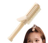 Curling Comb - Heat Resistant Volumizing Hair Brush for Smooth Styling Long Lasting Curls, Safe Curling Tool for Women, Family, Friends, Ideal for Home, Salon, Party Use