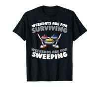 Curling Curlingcompetitivo Deportesdeinvierno Hielo Curling Camiseta