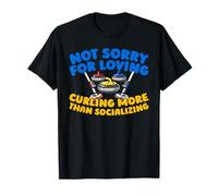 Curling Curlingcompetitivo Hielo Deportesdeinvierno Curling Camiseta