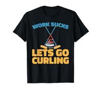 Curling Deportesdeinvierno Curlingcompetitivo Hielo Curling Camiseta