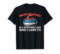 Curling Deportesdeinvierno Curlingcompetitivo Hielo Curling Camiseta