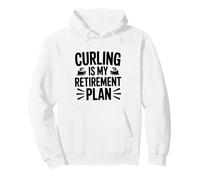 Curling es mi Plan de jubilación Divertido Amante del Deporte Sudadera con Capucha