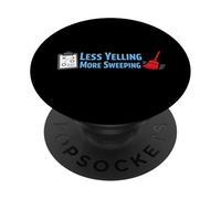 Curling Funny Sweep Hard Broom Cardio Ice Deporte de Invierno PopSockets PopGrip Adhesivo