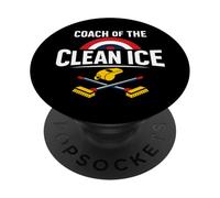 Curling Funny Sweep Hard Broom Cardio Ice Deporte de Invierno PopSockets PopGrip Adhesivo