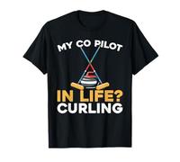 Curling Hielo Deportesdeinvierno Curlingcompetitivo Curling Camiseta