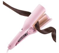 Curling Iron - Iron | Curling Irons Set with Thermal Brush | Fast Heating and a Glove Various Attachments Adjustable Temperature 15-Second Heat-Up Time for Waves