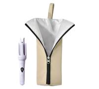 Curling Iron Travel Case, Heat-Resistant Straightener Pouch Organizer, 29x10x1cm/11.42x3.94x0.39 Inches Waterproof Dustproof Storage Bag for RV Salon Vanity Table Home Travels Use