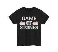 Curling Shirt Game of Stones Curling Winter Sports Lovers Curler Women Men tee Black S