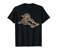 Curling Sloth Team Game Hombres Mujeres Niños Camiseta