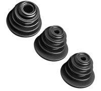 Curlingooㅤㅤ Anillos de sellado de tanques de agua, accesorios compatibles con Ecovacs Deebot X1/ T10/ N9+/ T20/ X1S - Repuesto de robot aspirador de barrido, tapón de goma (negro)