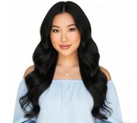 Curly Hair Piece - 18Inch Natural Invisible Clips Heat-Resistant Layered Wig,Fake Hair Claw Clip -Adaptable For Women Ladies Mothers Brides Working Students Event Wedding Office