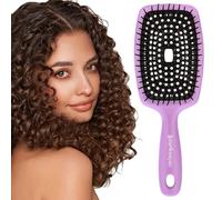 Curly Hair SolutionsCepillo flexible para cabello rizado., , , Púrpura, ]