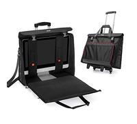 CURMIO Bolsa Compatible con Apple iMac 21.5" con Carro, Funda Compatible con iMac 21.5", Bolsa de Trolley para iMac 21.5 Pulgadas y Otros Accesorios, Negro