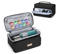 CURMIO Bolsa de Transporte para Cafetera Portátil, Estuche de Viaje Compatible con OutIn Nano/AeroPress Go/WACACO Minipresso GR Máquina de Café, para Senderismo, Oficina y Coche, Negro