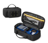CURMIO Bolsa de Transporte para Etiquetadoras, Maletín Compatible con Brady M210 Impresora de Etiquetas Portátil y Accesorios, Sólo Bolsa, Negro