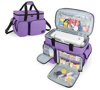 CURMIO Bolsa para Máquina Coser, Funda de Viaje para Máquina Coser, Maleta de Máquina Coser con Bottom Duro, Adecuado de la mayoría de Máquina de Coser Universales, Morado (Sóla Bolsa)