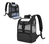 CURMIO Mochila para Oxigeno Portatil, Bolsa de transporte Transpirable para Concentradores de Oxigeno Compatible con Rhythm Healthcare P2 P2-E6 P2-E7, Solo Bolsa, Negro