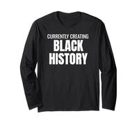 Currently Creating Black History Bold Statement tee Manga Larga