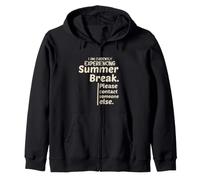 Currently Experiencing Summer Break Contact Someone Else Sudadera con Capucha