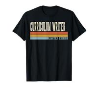Currículo Escritor Semana Retro Vintage Regreso a la Escuela Día Camiseta
