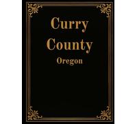 Curry County, Oregon: Minimalist Notebook With the Name of an American County | Lined Paper