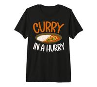 Curry en un Indio apresurado Camiseta Premium