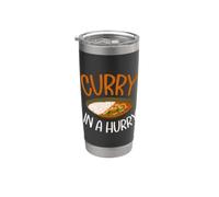 Curry en un indio apresurado Vaso térmico de acero inoxidable de doble pared
