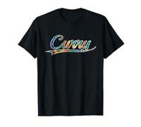 Curry Indian Food Spicy Cuisine Tie Dye Vintage Varsity Camiseta