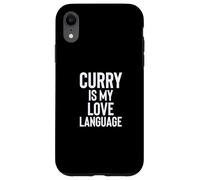 Curry is My Love Language Fun Food Design for Men Women Carcasa para iPhone XR