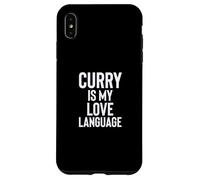 Curry is My Love Language Fun Food Design for Men Women Carcasa para iPhone XS MAX