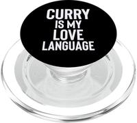 Curry is My Love Language Fun Food Design for Men Women PopSockets PopGrip para MagSafe