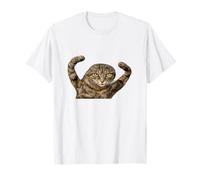 Cursed Cat Meme Dank Meme Cursed Angry Weird Cat Meme Camiseta