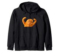 Cursed Cat Meme Dank Meme Cursed Angry Weird Cat Meme Sudadera con Capucha
