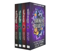 Cursed Fae Series 4 Books Collection Set By Leia Stone, Julie Hall (Cold Hearted, Faint Hearted, Broken Hearted & Black Hearted)