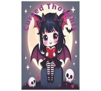 Cursed Thoughts: A Cute Goth Notebook for Haunted Daydreams