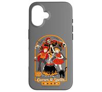 Curses & Spells For Kids Halloween Retro Funny Adult Humor Carcasa para iPhone 16