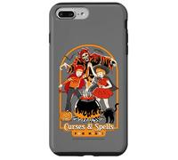 Curses & Spells For Kids Halloween Retro Funny Adult Humor Carcasa para iPhone 7 Plus/8 Plus