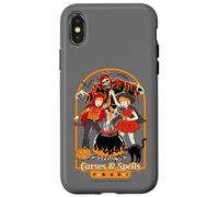 Curses & Spells For Kids Halloween Retro Funny Adult Humor Carcasa para iPhone X/XS