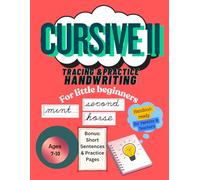 Cursive 2: Handwriting and Trace Practice Workbook for Kids: Sight Words, Numbers, Farm Animals, Emotions, Affirmations & Questions | Perfect for Homeschoolers, Teachers & Parents (Cursive Learning)