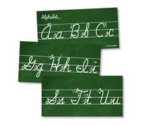 Cursive Alphabet Classroom Wall Strip Young N Refined (Laminated)