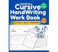 Cursive Handwriting Workbook for Kids Ages 2-8 - Learn to Write Cursive Letters, Words & Sentences - Fun Tracing Practice for Beginners: Cursive writing practice book to learn writing in cursive