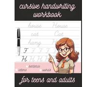 cursive handwriting workbook for teens and adults