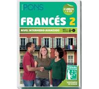Curso Completo PONS Autoaprendizaje francés 2 (Nivel B1) 2 libros + 2 CD