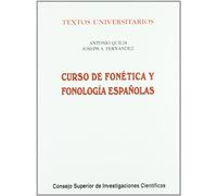 Curso de fonética y fonología españolas: Para estudiantes angloamericanos: 4 (Textos Universitarios)