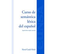 Curso de semántica léxica del español (SIN COLECCION)