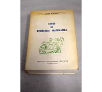Curso de sociologia matematica